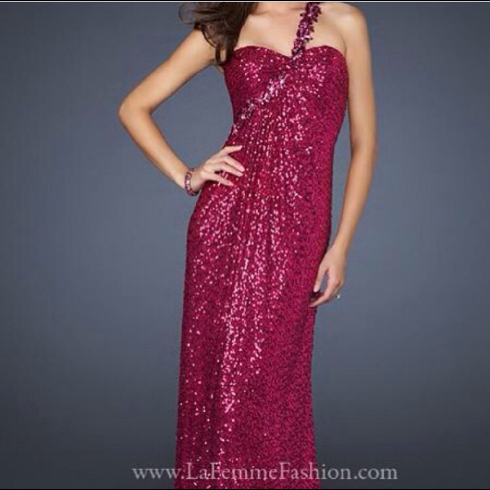 La femme prom dress